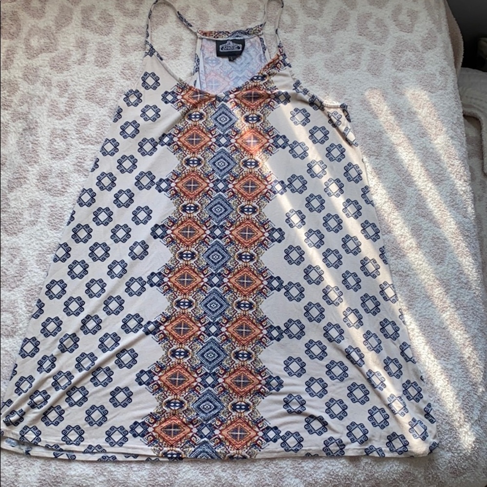 Mosaic Patterned Sundress/ Tunic Tank